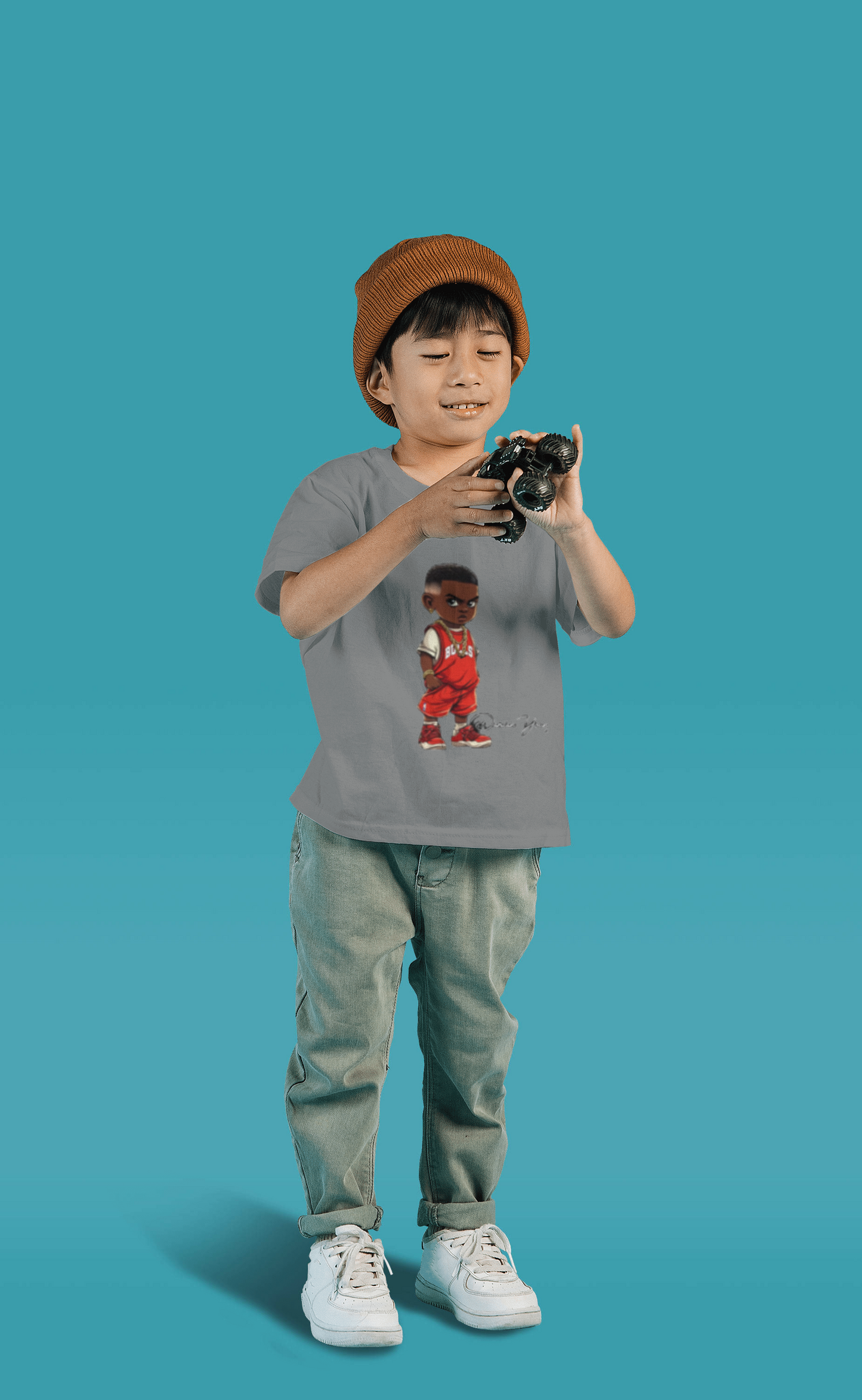Cool Gray-The Signature Tee (Kids)
